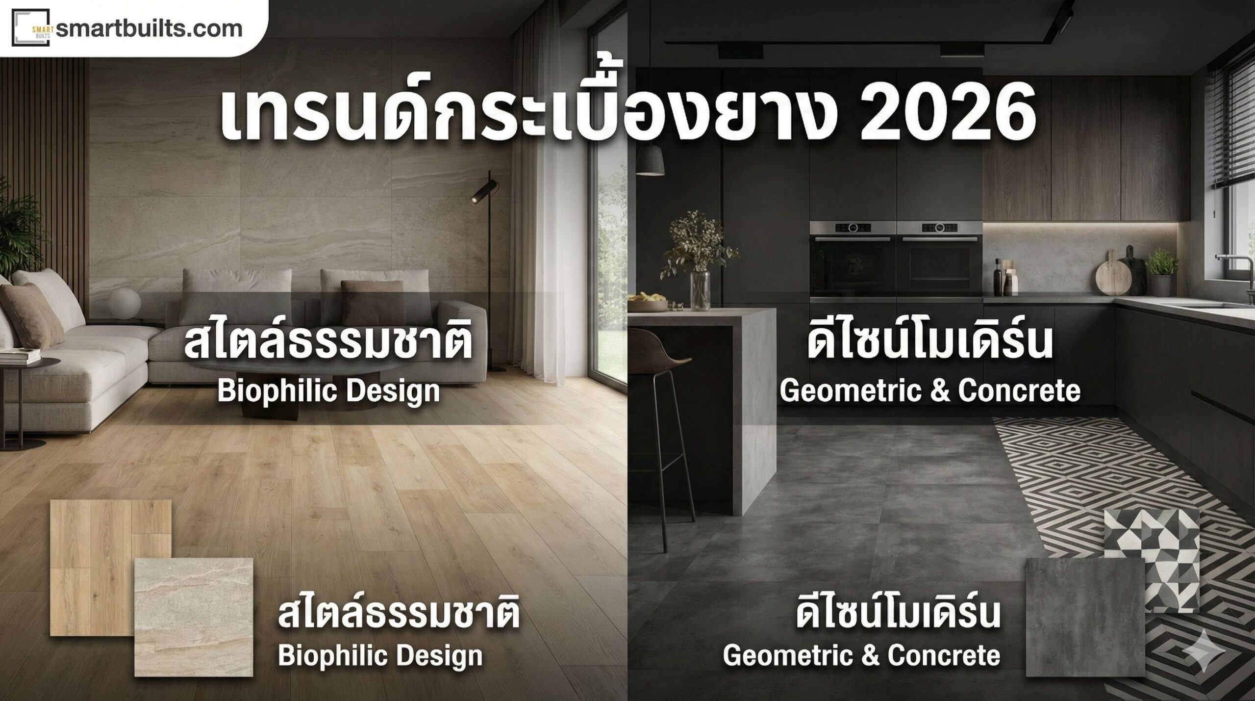 เทรนด์กระเบื้องยาง 2026