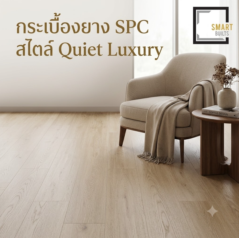กระเบื้องยาง SPC สไตล์ Quiet Luxury
