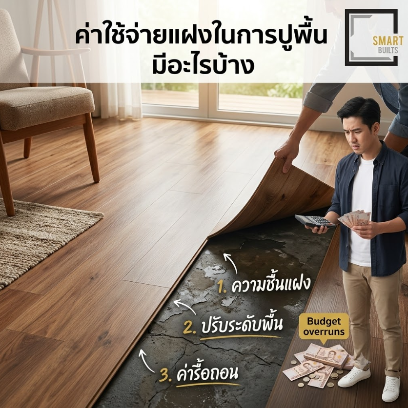 ค่าใช้จ่ายแฝงในการปูพื้น