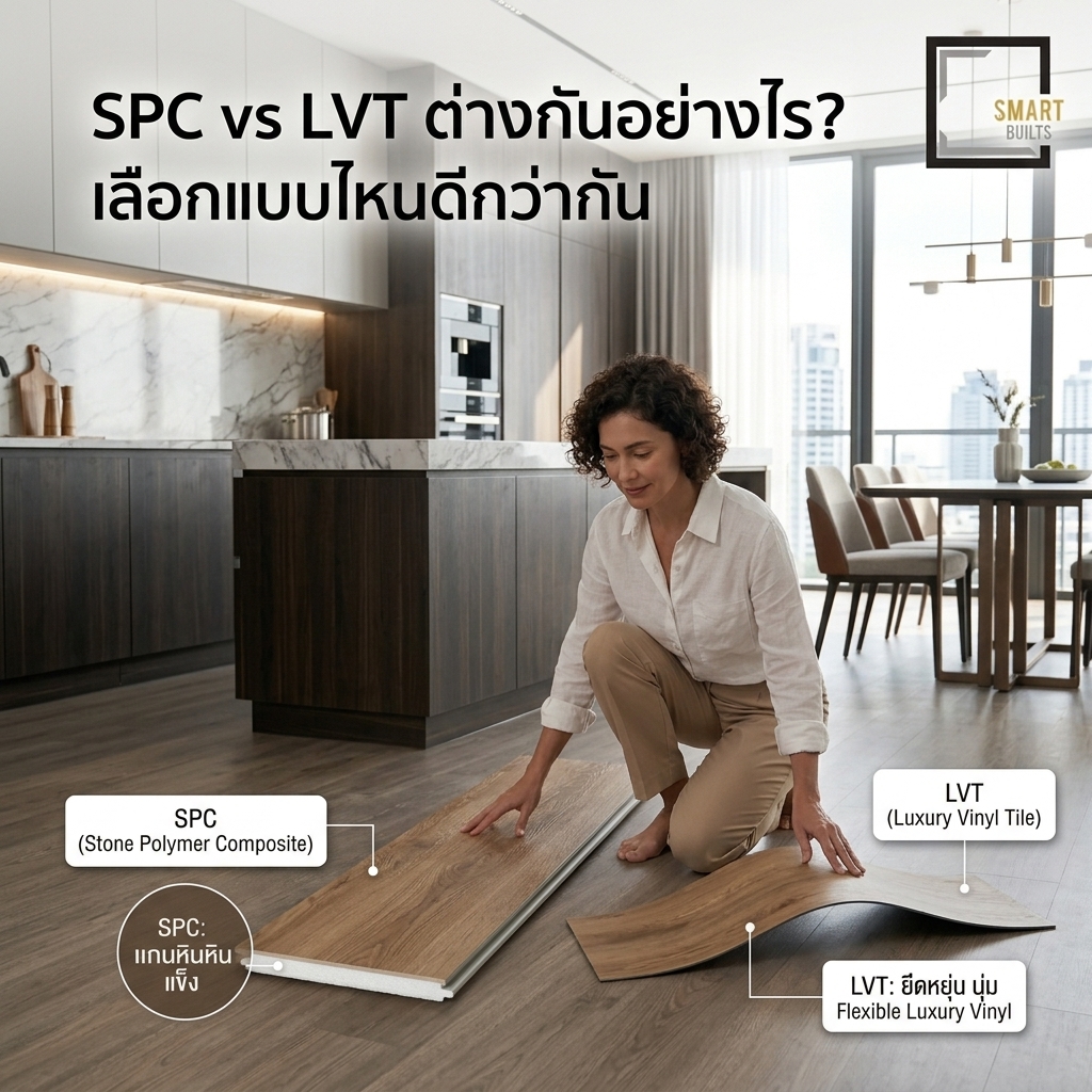 SPC vs LVT ต่างกันอย่างไร